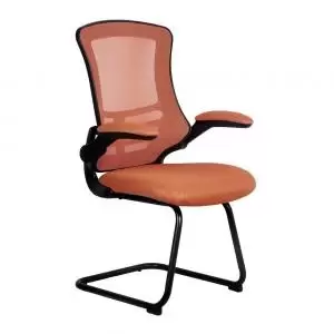 Image of Luna Orange Cantilever Mesh Folding Arms 59900ET