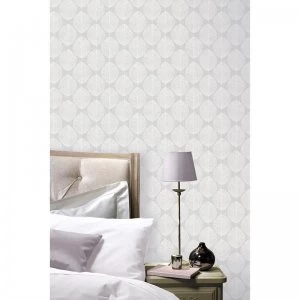 image of Scandi Leaf Wallpaper