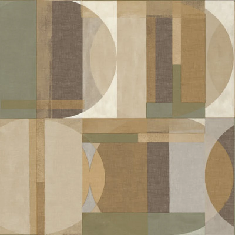 Image of Grandeco Abstract Retro Sojo Textured Wallpaper, Green