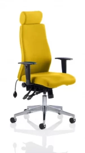 Image of Onyx Bespoke Colour With Headrest Yellow