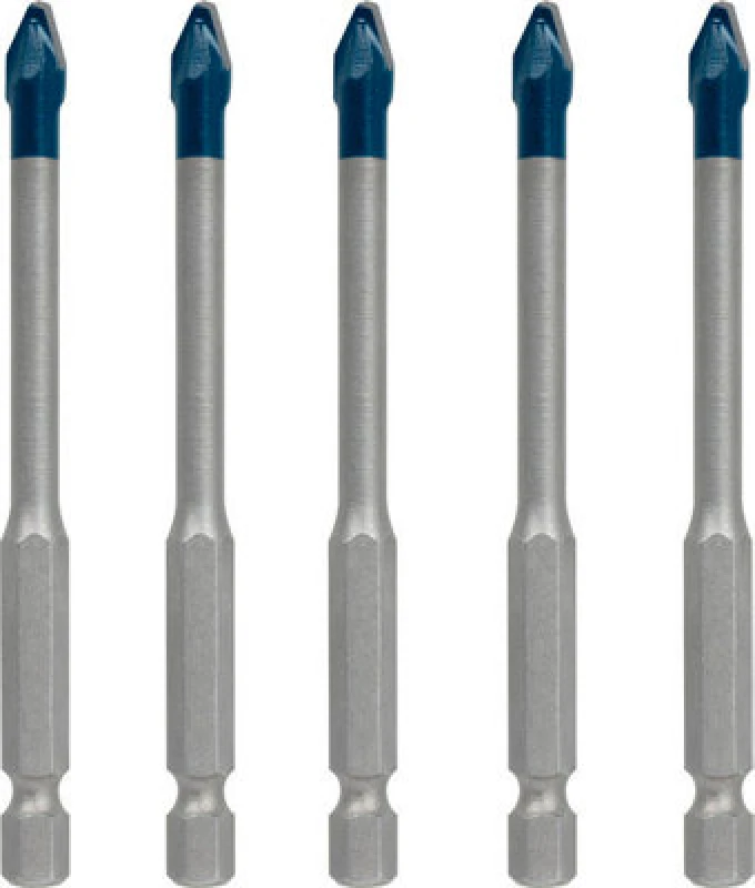Image of Bosch Set Expert Hex-9 Hard Ceramic Drill Bit Set 6 X 90 mm 5 Pcs 2608902316