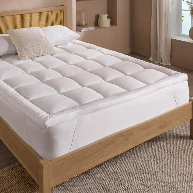 Image of SLUMBERDOWN Slumberdown Sleep Soundly Climate Control Deep Mattress Topper, 5cm, King 1200530503