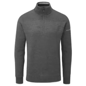 Image of Oscar Jacobson Lined Sweater - Grey