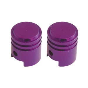 Image of Savage Piston Valve Caps Schrader Purple
