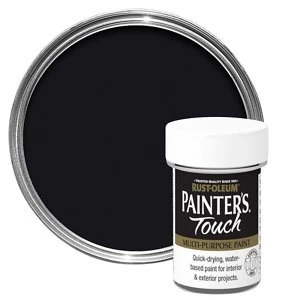 Image of Rust-Oleum Painter's touch Black Matt Multi-surface Paint 20ml