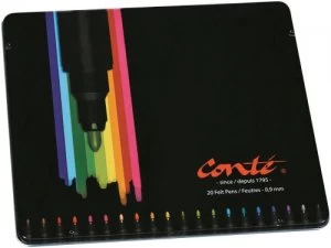 Image of Bic Conte Colouring Felt Pens PK20