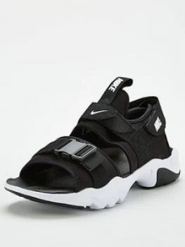Image of Nike Canyon Sandals - Black/White, Size 8, Women