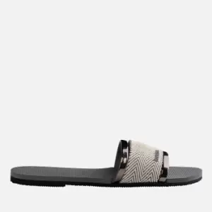 image of Havaianas Trancoso Woven Rubber Slide Sandals - UK 5