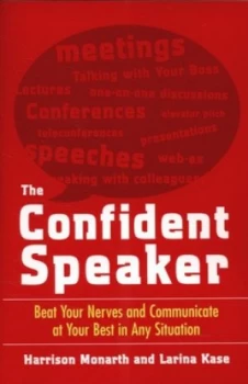 Image of The Confident Speaker by Harrison Monarth Book