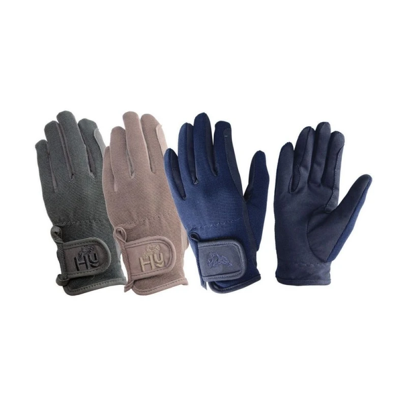 Image of Hy5 Children Every Day Riding Gloves in Brown Size: Small Brown Unisex S