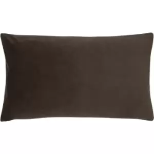 image of Sunningdale Velvet Rectangular Cushion Truffle - Truffle - Paoletti