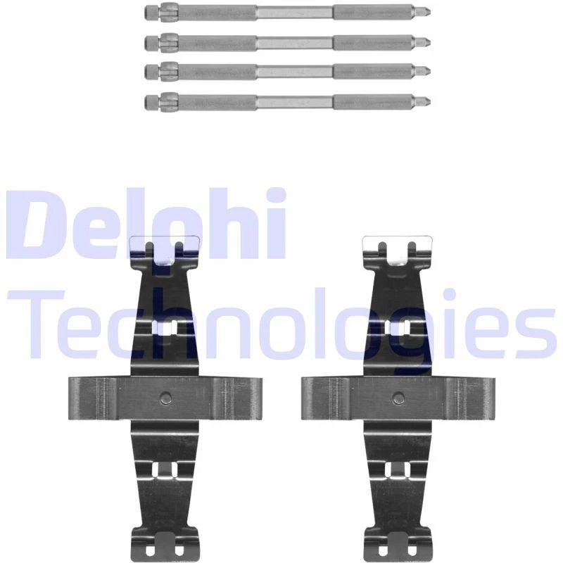 Image of DELPHI Brake pad fitting kit DELPHI LX0693