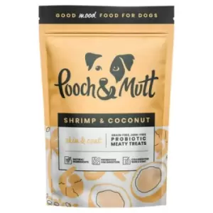 Image of Pooch and Mutt Shrimp and Coconut Coat Care Meaty Dog Treats 120g