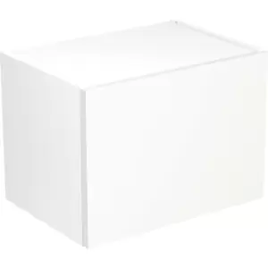 Image of Kitchen Kit Flatpack Slab Kitchen Cabinet Wall Bridge Unit Super Gloss 500mm in White MFC