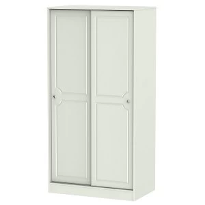 Image of Robert Dyas Montego Ready Assembled 2-Door Sliding Wardrobe - Ash Grey