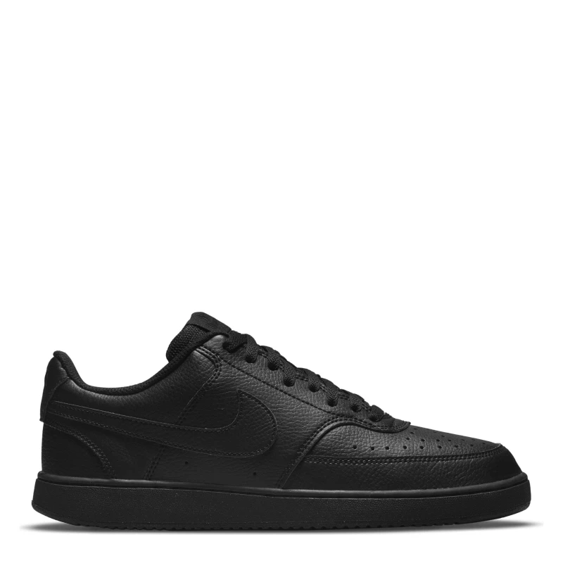 Image of Nike Court Vision Low Trainers Mens Triple Black male 7.5 (42)