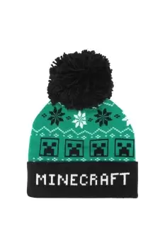 Image of Fair Isle Creeper Pom Pom Beanie