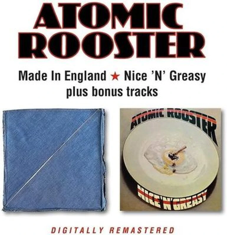 Image of Atomic Rooster - Made in England/Nice 'N' Greasy + Bonus Tracks [CD / Album] Music CDs - Music CD