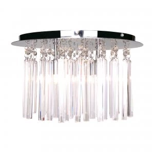 image of Litecraft Winter Prism Bar Ceiling Light