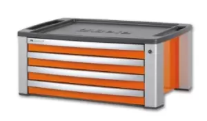 image of Beta Tools C39T-O Portable 4 Drawer Tool Chest Orange 800 x 500 x 342mm