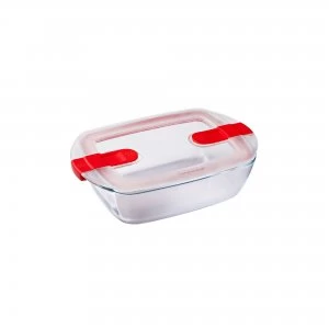 Image of Pyrex Cook and Heat 2.6L Rectangular Dish and Lid