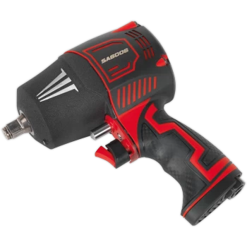 image of Sealey SA6006 Heavy Duty Twin Hammer Composite Air Impact Wrench 1/2" Drive