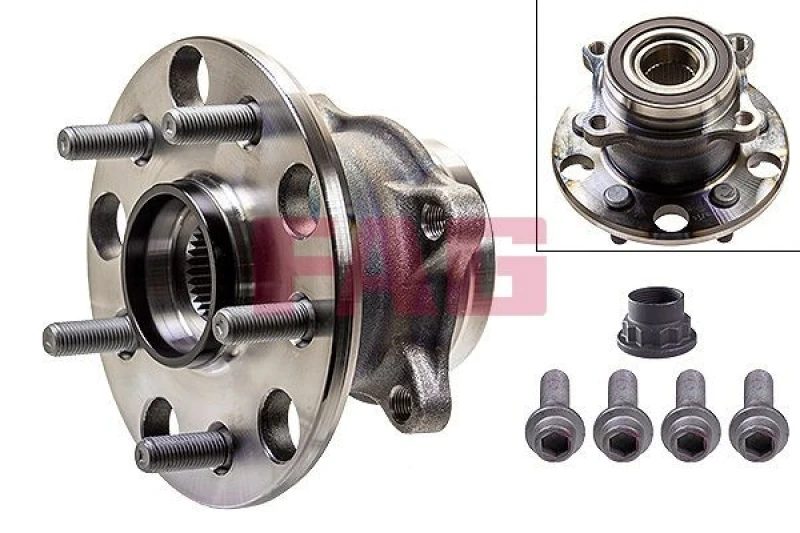 Image of Wheel bearing kit FAG 713 6215 50