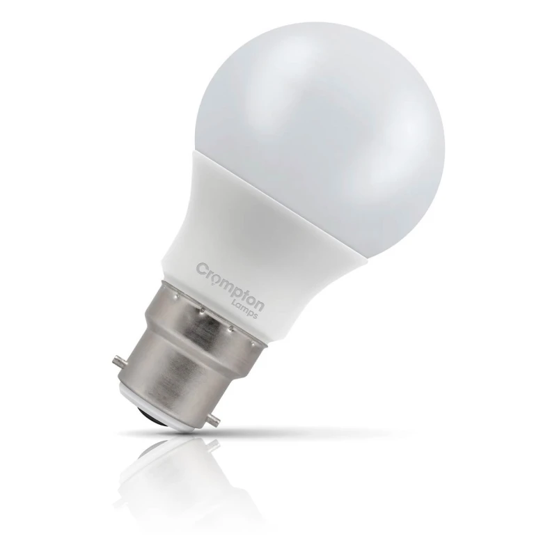 Image of Crompton Lamps LED GLS Light Bulb B22 9.5W (75W Eqv) Daylight 6500K Bayonet Thermal Plastic Opal