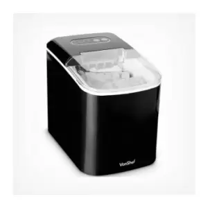 image of Vonshef - Ice Maker Machine, 78g of Ice Cubes in 10 Mins - 12kg in 24 Hours, Cube Size Option, 2.L Capacity Water Tank, No Plumbing Required, Easy &