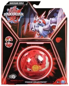 Image of Bakugan Deka Large Action Figure & Trading Cards Playset