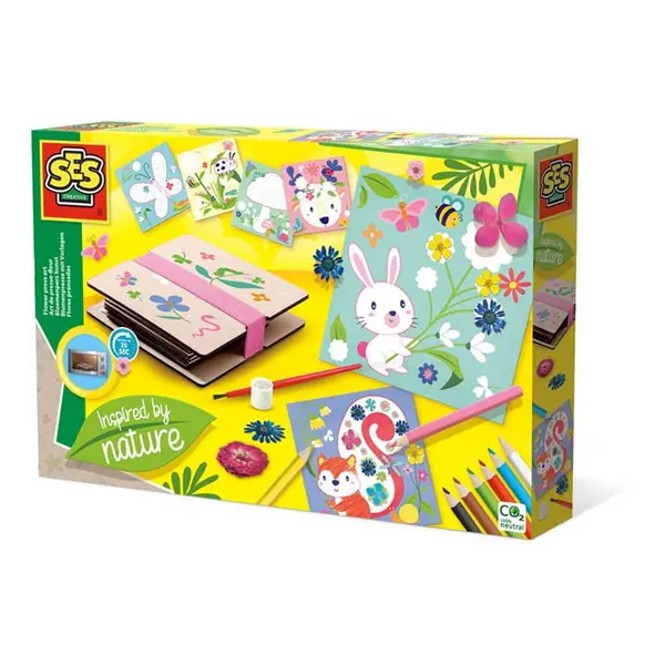 Image of SES Creative Inspired by Nature Flower Press Art Craft Kit - Multi One Size