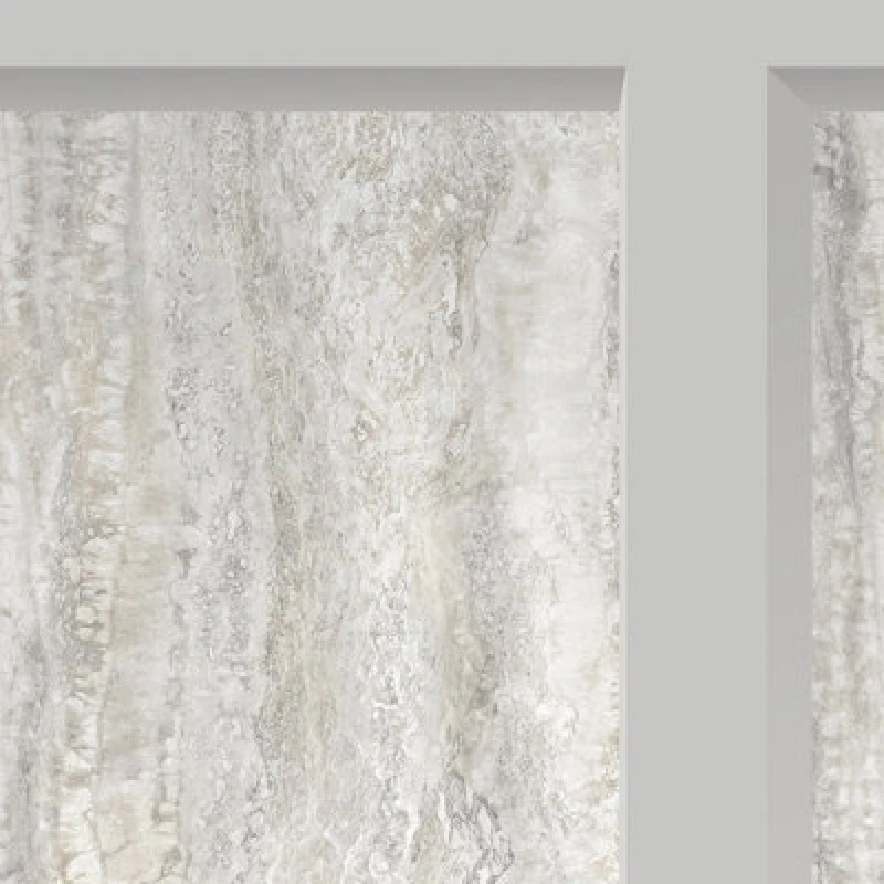 Image of MURIVA Muriva - Eterna Marble Panel Taupe Wallpaper 186502 - Wooden Panel Granite Stone WL-186502