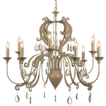 image of Linea Verdace Lighting - Linea Verdace Pedrera Multi Arm Chandeliers Ivory