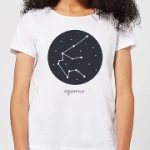 Image of Aquarius Womens T-Shirt - White - 3XL