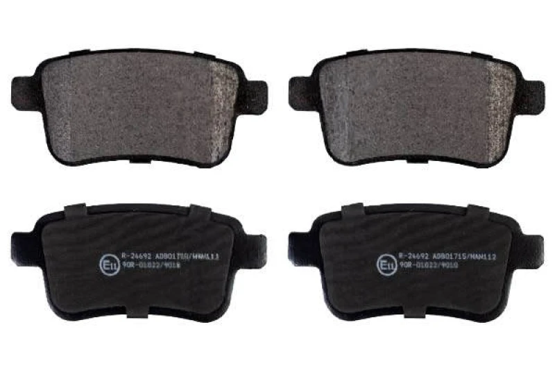 Image of Blue PRINT ADR164204 Brake pad set Rear Axle Brake Pad Set,disc brake (402)