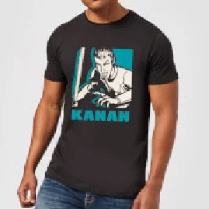 image of Star Wars Rebels Kanan Mens T-Shirt - Black