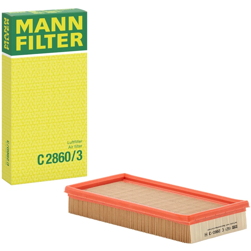 Image of MANN-FILTER C 2860/3 Air filter Filter Insert Air Filter (8)