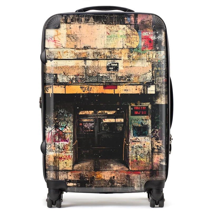 Image of Designer Luggage Jasper Reed: 00035 Suitcase Size: Large Multicolor Unisex Large