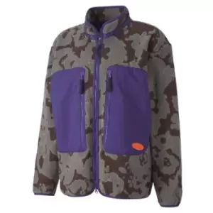 image of Puma X P.a.m. Polarfleece Jacket, Cloudburst--Aop, Male, Jackets & Outerwear, 536002 87