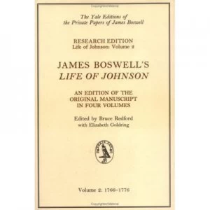 Image of James Boswells Life of Johnson Vol. 2 1766-1776 by James Boswell Hardback