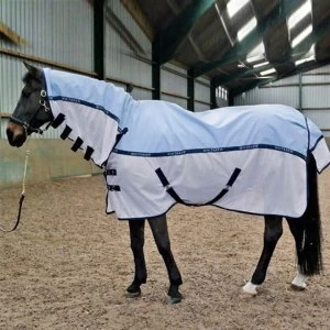 image of John Whitaker Midgley Fly Mesh Rug - Sky Blue