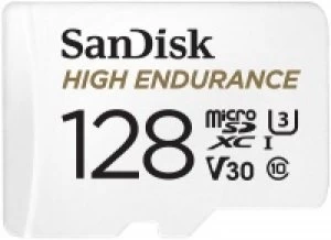 Image of SanDisk High Endurance 128GB MicroSDXC Memory Card