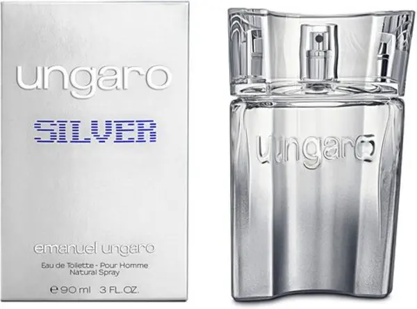 Image of Emanuel Ungaro Silver Eau de Toilette For Him 90ml