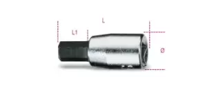Image of Beta Tools 900 ME 1/4" Square Drive Hexagon Bit Socket Driver 10mm 009000510