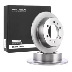 Image of RIDEX Brake disc DAEWOO,SSANGYONG 82B0163 4840105110,4840105100,4840105101 Brake rotor,Brake discs,Brake rotors 4840105110