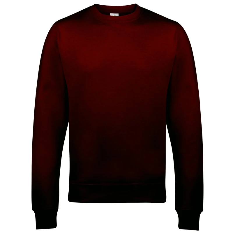 Image of AWDis AWDis Just Hoods Crew Neck Plain Sweatshirt (280 GSM) in Chocolate Size: X-Small Chocolate XS Unisex 5055805498526