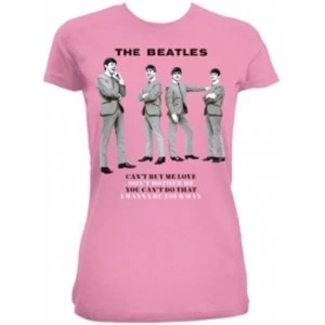 Image of The Beatles You Cant Do That Pink Ladies TS: Small