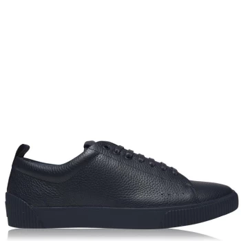 Image of HUGO Zero Leather Trainers - Blue