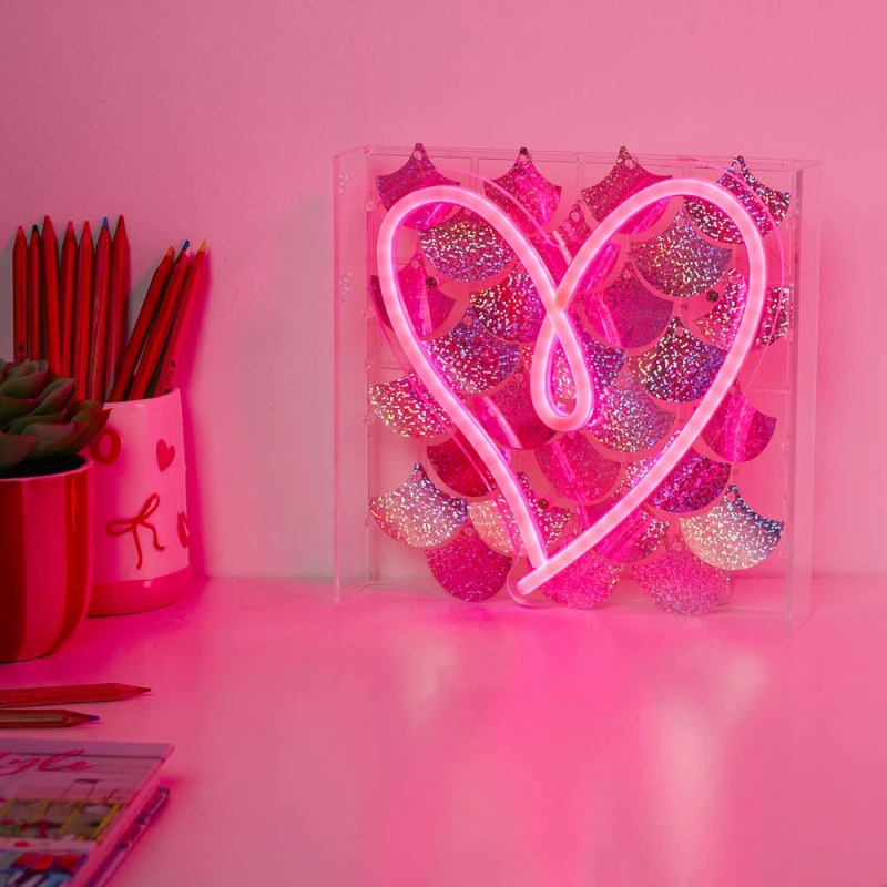 Image of Signography Neon Sign - Heart Multicolor Unisex