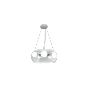 Image of Ideal Lux Audi-10 - 5 Light Ceiling Pendant Clear, E27